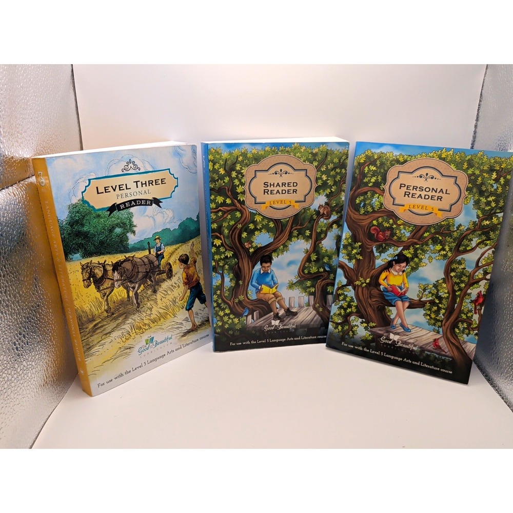 Level Three Personal Reader Lot of 3 PB Illustrated English Reader
